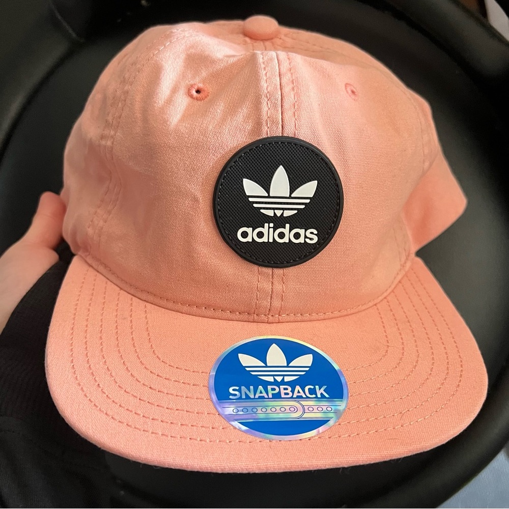 Brand new pale pink Adidas SnapBack hat!